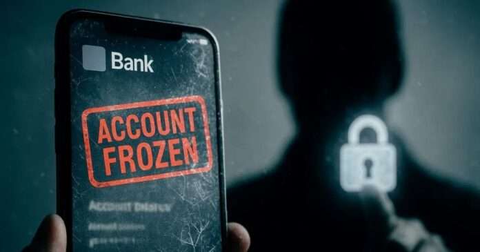 Banks Account freeze
