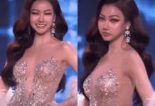 Beauty queen’s false teeth fell off during the show, video goes viral Beauty queen's false teeth fell off during the show, video goes viral