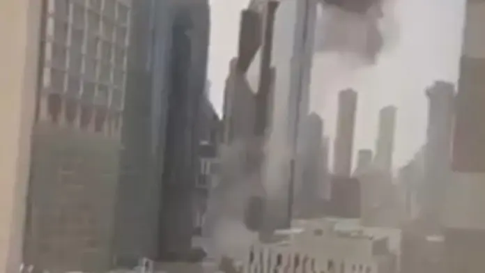 Iran attacks again near Burj Khalifa in Dubai; smoke spreads all around