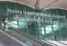 28 flights will operate daily from Noida Airport starting July 1st, with IndiGo’s 32 flights scheduled; see routes. 28 flights will operate daily from Noida Airport starting July 1st, with IndiGo's 32 flights scheduled; see routes.