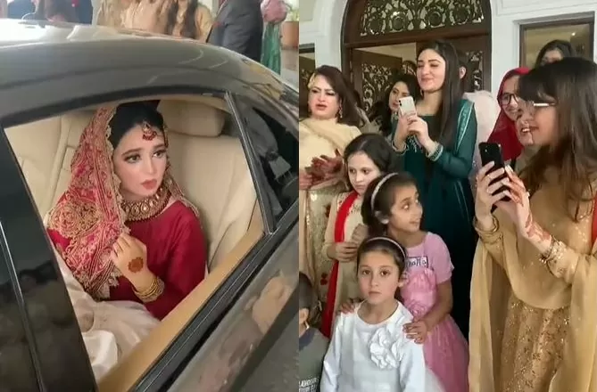 Bride's cute moment viral, but the public said - over acting shop; watch video