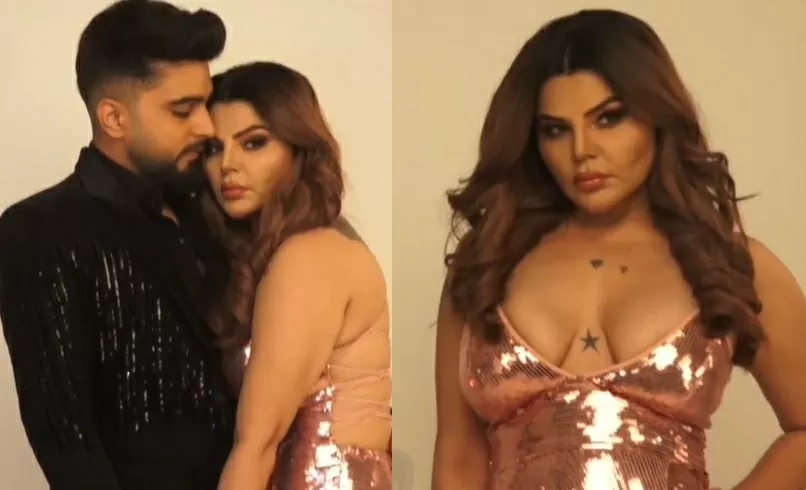 Rakhi Sawant was doing a photoshoot in a bralette with BF Adil, the actress got angry in front of the camera when the dress slipped from the front Rakhi Sawant was doing a photoshoot in a bralette with BF Adil, the actress got angry in front of the camera when the dress slipped from the front