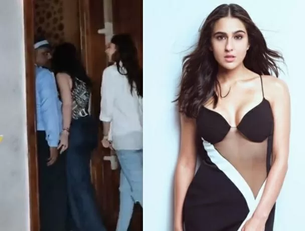 Sara Ali Khan touched the security guard in the wrong place, the video went viral