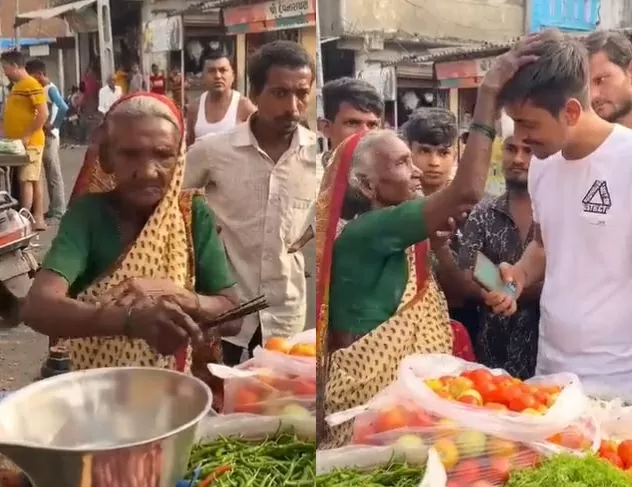 Blogger opened vegetable shop for old man who picked up garbage, IAS said this by sharing video