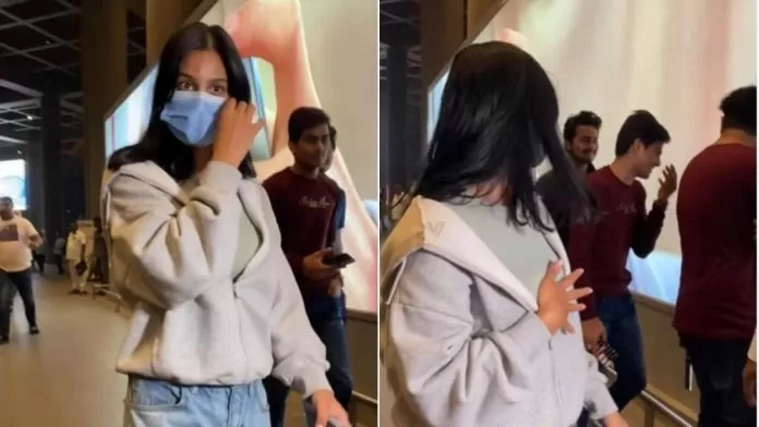 Shah Rukh Khan's daughter Suhana was spotted at the airport, the actions of the boys behind...Watch