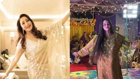 Madhuri Dixit recreated Pakistani girl Ayesha's viral dance Mera Dil Yeh Pukare Aaja, People made such comments seeing