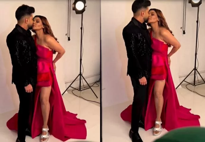 Rakhi Sawant did liplock in front of the camera with Adil, fans said - MashaAllah Nazar Na Lage