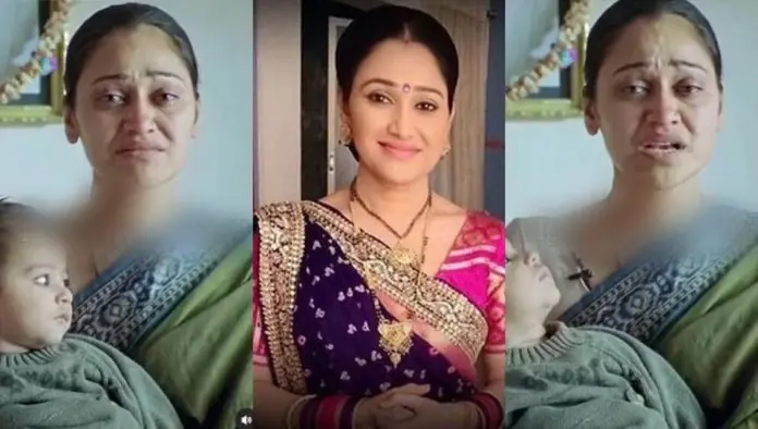 TMKOC Seeing the condition of Taarak Mehta's Dayaben aka Disha Wakani, the soul will tremble, she narrated her tragedy while crying!