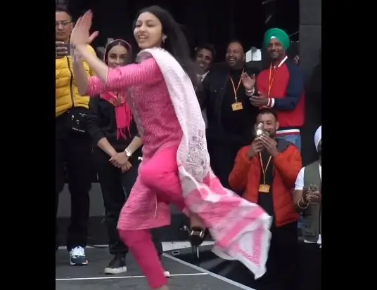 VIDEO Girl did such a dance, people started watching standing, said - this is Punjabi Kung Fu Mix Bhangra
