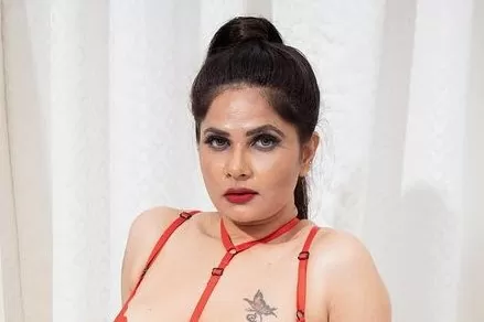 Aabha Paul aka Lolita Bhabhi gave sizzling poses in front of the camera, seeing people were sweating