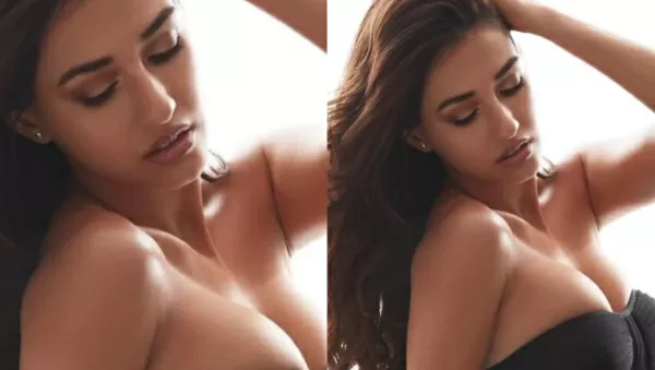 Disha Patni reached the balcony wearing an open dress from all sides, people said - the neighbors are having fun...