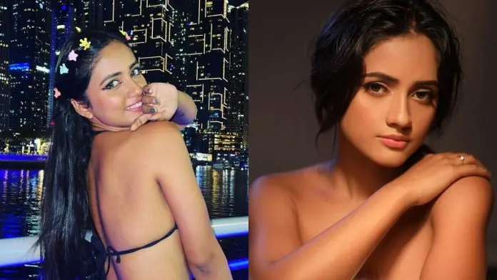 Nisha Guragain showed killer look by wearing backless dress, people are trolling for MMS!