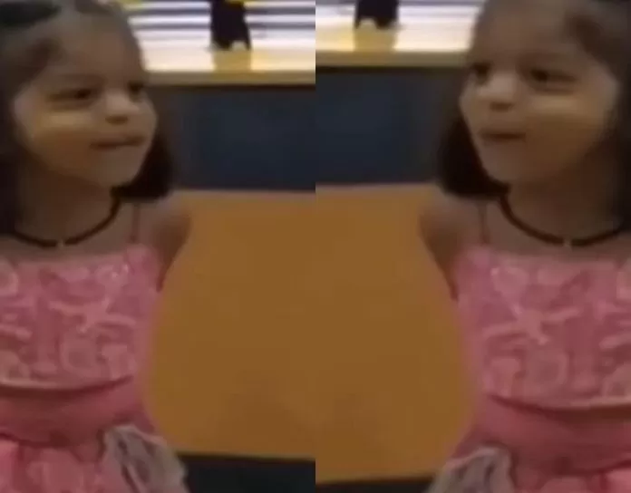 Shahrukh eat your food? When Suhana Khan imitated mother Gauri, watching childhood video, fans said – Best-Father and Daughter pair