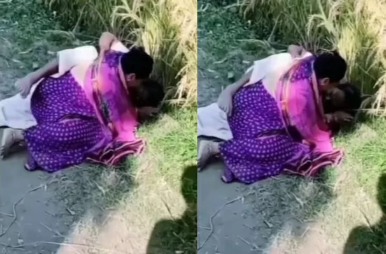 Uncle and aunt did such work in the field, people got sweaty after watching the video