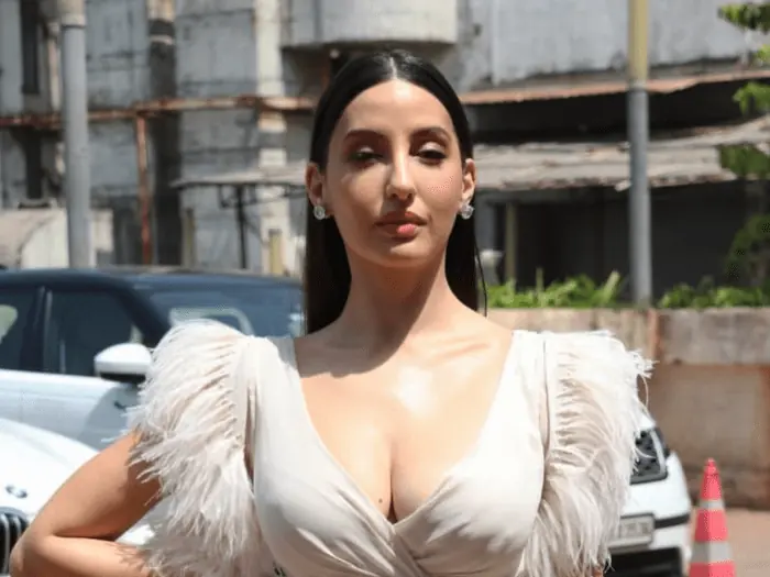 Nora Fatehi dressed like a barbie doll, but the neckline of the dress was so bo*ld that it caught her eye