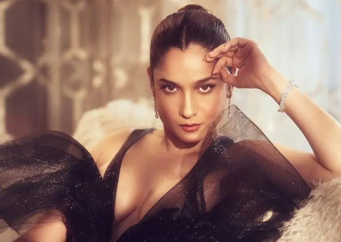 Ankita Lokhande shared bold pictures in front-open mesh dress, people were mesmerized by the hotness