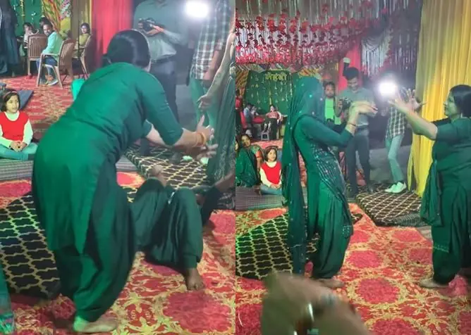 Bhabhi Dance Video: Sister-in-law did such a serpent dance on stage, you will never forget seeing it - watch video