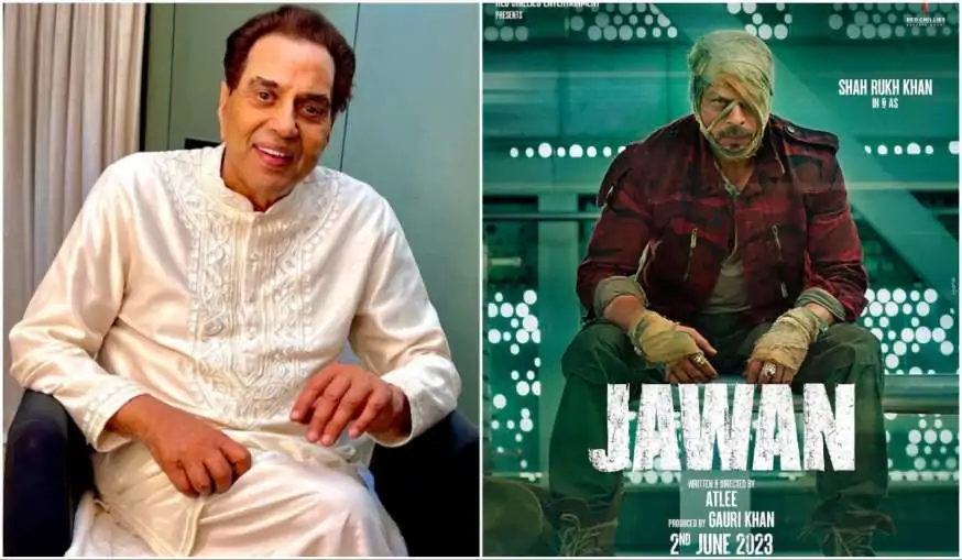 Dharmendra's special message came a day before the release of Shahrukh Khan's film 'Jawan', shared the post and said this Dharmendra's special message came a day before the release of Shahrukh Khan's film 'Jawan', shared the post and said this