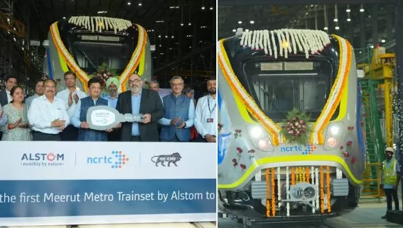 New Metro Glimpse of Meerut Metro's first train revealed, Rapid Rail Project will get a boost