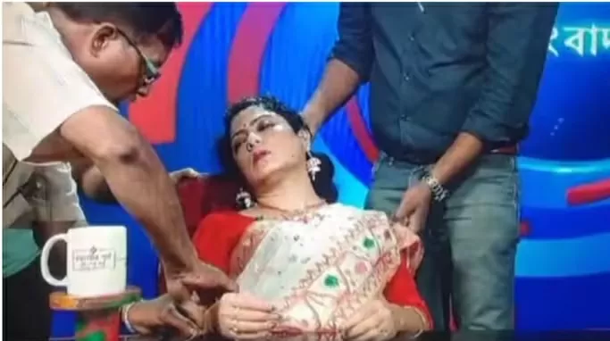 Doordarshan anchor fainted on live TV while reporting on heatwave, known reason