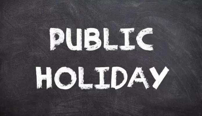 Public holiday declared on April 14, all schools, colleges bank and government offices will remain closed.