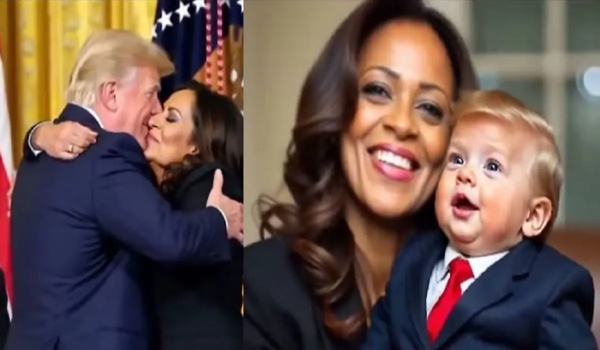 Unseen video of Trump-Kamala Harris goes viral, you will be surprised to see it