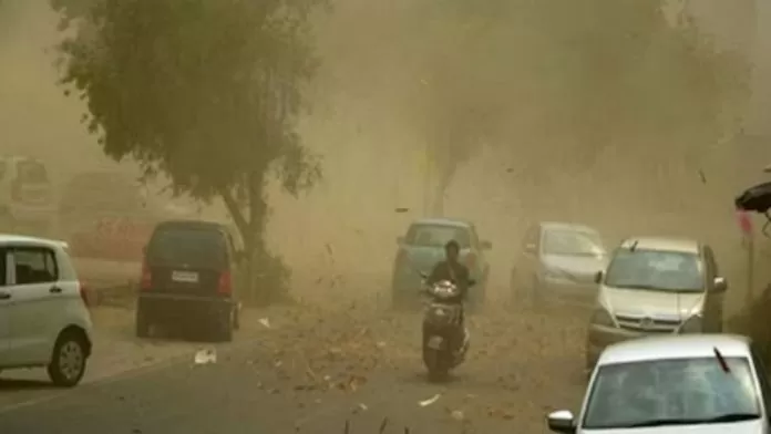 Heavy Rain Alert Warning of stormy winds with speed of 70kmph, Dust Storm Alert also issued