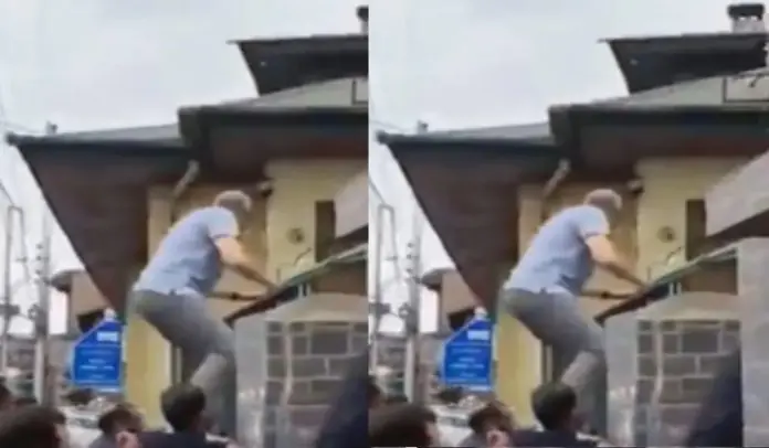 Video of CM Omar Abdullah jumping over a wall goes viral, know the reason