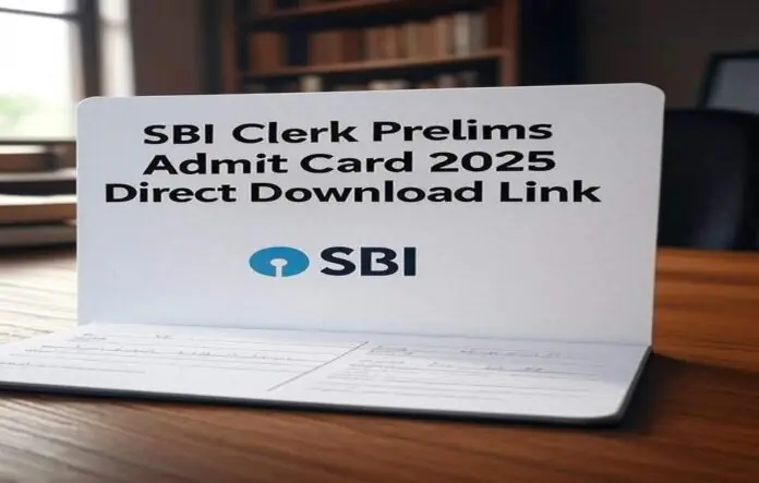 SBI Clerk Prelims Admit Card 2025: Admit card released, check these details in the hall ticket as soon as you download it