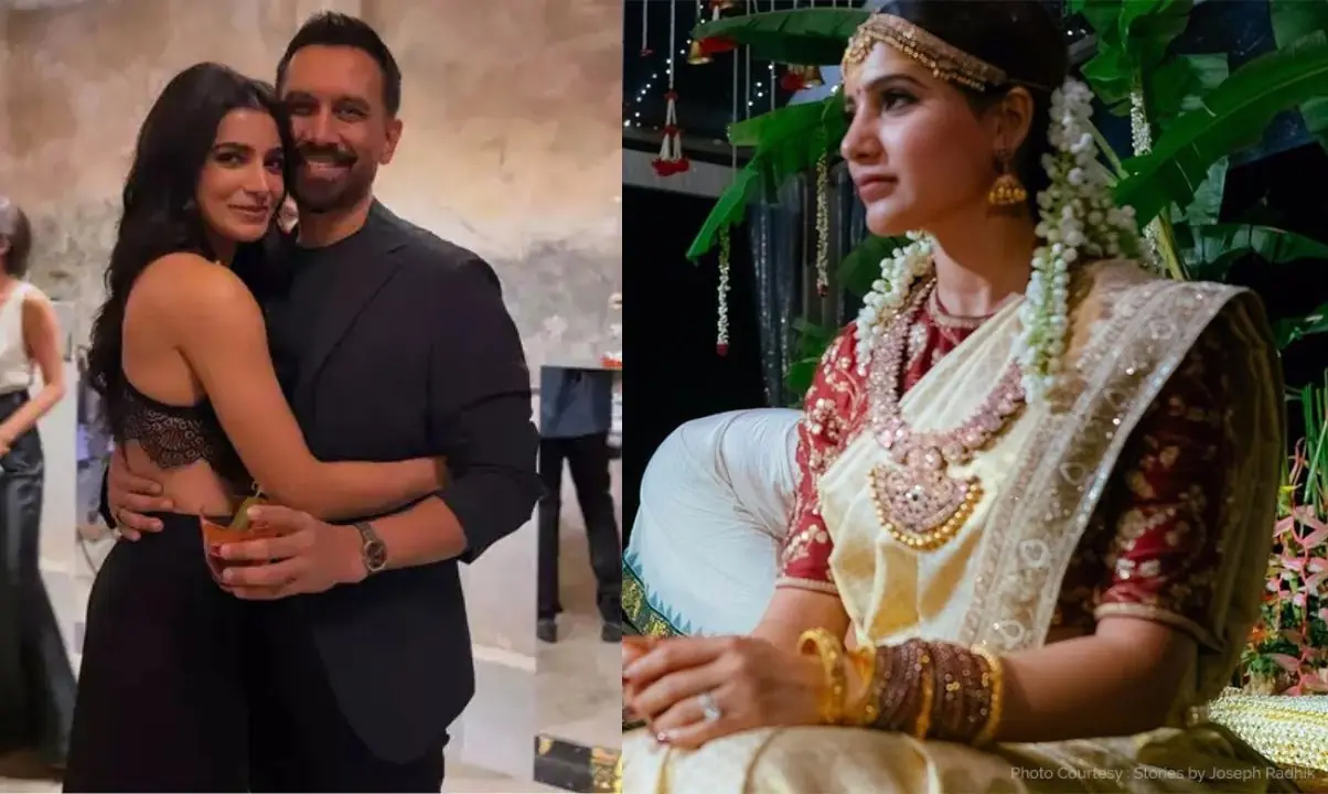 Samantha Ruth Prabhu becomes Raj Nidimoru's bride, takes seven vows at Linga Bhairavi Temple!