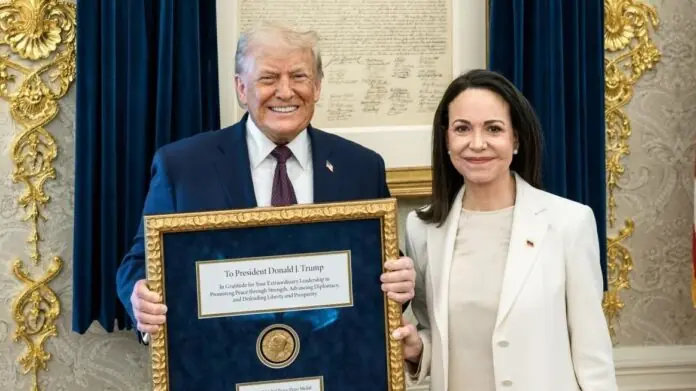 Nobel Prize: Trump was overjoyed after receiving the Nobel Prize, saying a big thing for Machado.